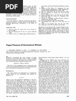 Vapor Pressure of Ammonium Nitrate Je60013a020