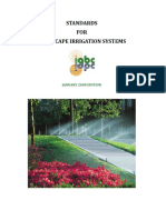 Standards FOR Landscape Irrigation Systems: January 2008 Edition