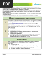 Chargeoff Checklist