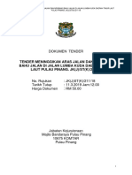 TENDER MENINGGIKAN ARAS JALAN DAN MEMBAIKI BAHU JALAN DI JALAN LUMBA KUDA JALAN GOH GUAN HOE DAERAH TIMUR LAUT PULAU PINANG. (Latest) PDF