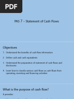 PAS 7 - Statement of Cash Flow