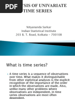 Analysis of Stationary Time Series