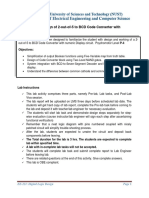 Lab7: Part (A) : Design of 2-Out-Of-5 To BCD Code Converter With Display