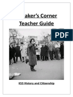 Speakers Corner Teacher Guide