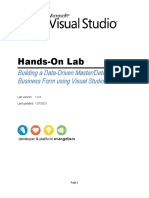 Hands-On Lab: Building A Data-Driven Master/Detail Business Form Using Visual Studio 2010