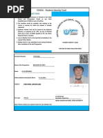 IGNOU - Student Identity Card: Instructions