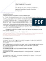 Secuencia Didáctica Los Materiales y Sus Propiedades