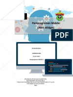 Pemprograman Mobile (Alert Widget) : Tugas Praktikum Bab Vi