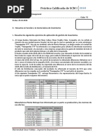 Práctica Calificada de SCM I: Resuelva en Función A La Teoría Básica de Inventarios