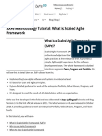 SAFe Methodology Tutorial - What Is Scaled Agile Framework