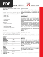 Fosroc Trafficguard UR200: Constructive Solutions