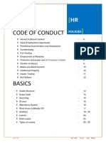 Code of Conduct: Policies