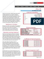 alloy20DataSheet PDF