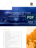 In-Building Telecommunication Network: Specification Manual Guidelines For FTTX in New Buildings