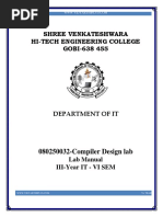 080250032-Compiler Design Lab Manual Final