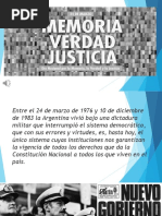 Día Nacional de La Memoria Por La Verdad y La Justicia