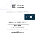 Derecho Constitucional II - UC0172 PDF