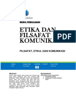 Modul Etika Dan Filsafat Komunikasi Tm3