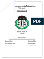 Cyber Law Project Lokesh Nigam