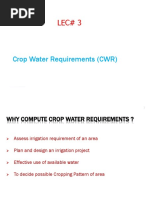 Lec#3-Crop Water Requirement