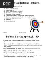 Solving Manufacturing Problems