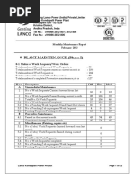 02 Maintenance Dept Monthly Report Feb3913