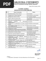 Academic Calendar