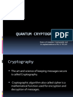 Quantum Cryptography: Basics of Quantum Cryptography and Its Implementation in 802.11 WLAN