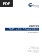 Psoc 4 M-Series Prototyping Kit Guide: CY8CKIT-043