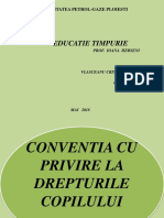 Conventia Cu Privire La Drepturile Copilului