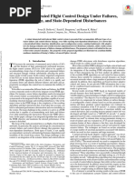 Robust Integrated Flight Control Design Under Failures, Damage, and State-Dependent Disturbances