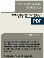 Leccion 14. El Cuidado Pastoral Del Niño