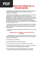 Los 7 Dolores de La Virgen Maria PDF