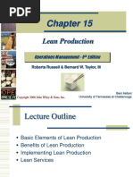 Lean Production: Operations Management - 5 Edition