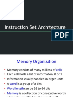 Instruction Set Architecture