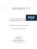 Trabajo de Grado Estrategias de Producción Mas Limpia para El Proceso de Cromado en La Empresa Zi PDF