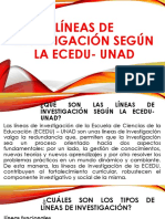 Líneas de Investigación Según La ECEDU UNAD