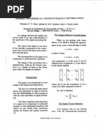 Integral Transformations As A Change of Basis in Vectorial Space