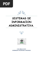 Sistemas de Información Administrativa