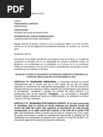 Derecho de Petición Administracion & Consejo Sendero de Miraflores Contratos