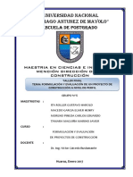 Trabajo Final - Formulación Proyecto PDF