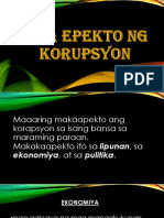 Epekto NG Korapsyon