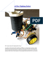 Arduino Based Fire Fighting Robot