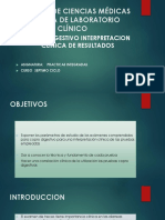 Coprodigestivo Interpretacion Clinica de Resultados