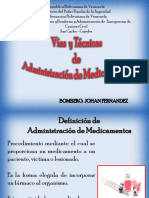 Vias y Tecnicas de Administracion de Medicamentos