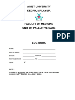 Palliative Care Logbook Cover