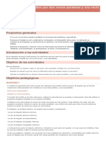 Ángulos Determinados Por Dos Rectas Paralelas y Una Recta Secante SD