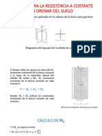 Calculos para La Resistencia A Cortante Sin Drenar