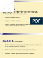 Capitulo 9 Estimacion e Intervalos de Co