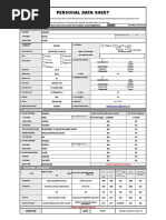 Personal Data Sheet: Filipino Dual Citizenship by Birth by Naturalization